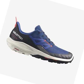 Tenis Senderismo Salomon OUTPULSE GORE-TEX Hombre Azul Marino | MX 3580JPQ